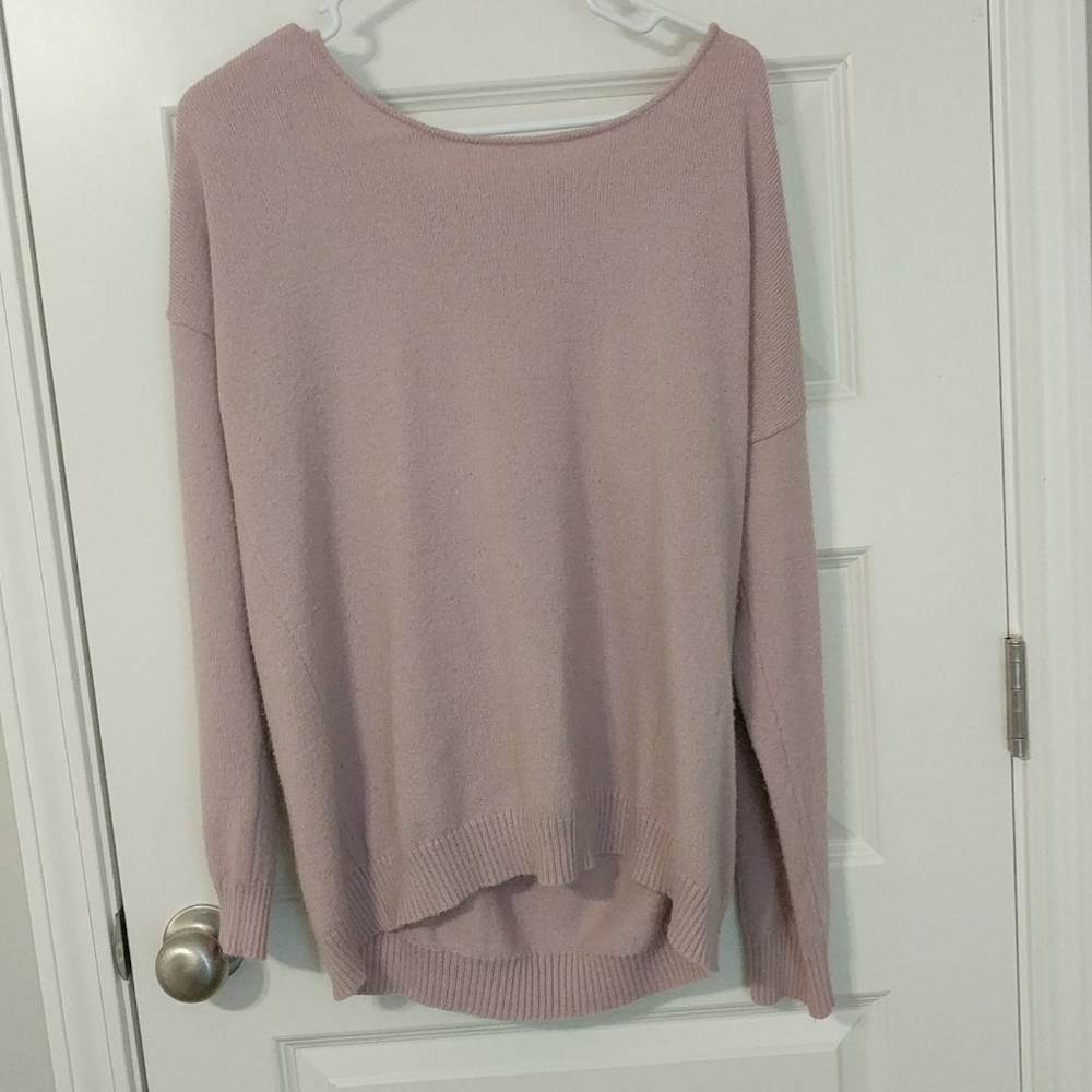 pink sweater
